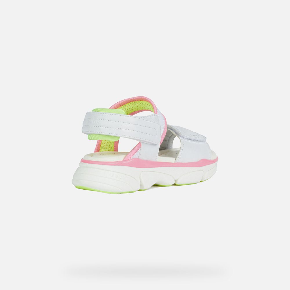 Geox Kiz Çocuk Sandalet Beyaz - Lunare - VCW-825079